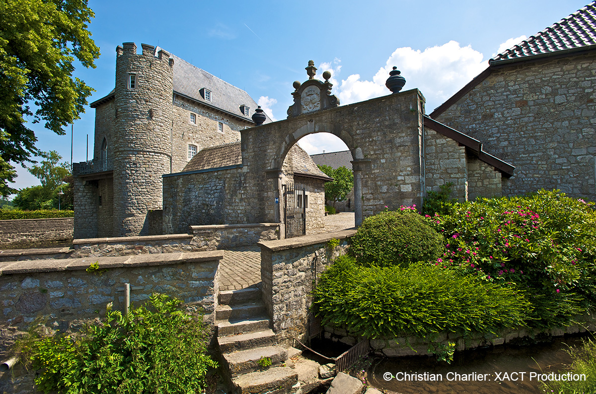 Pottenbakkerijmuseum in de burcht Raeren